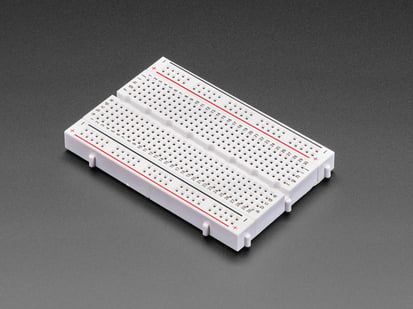 Common solderless breadboard. Credit: Adafruit